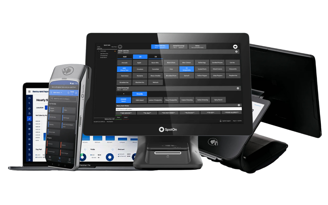 SpotOn POS Countertop & Handheld