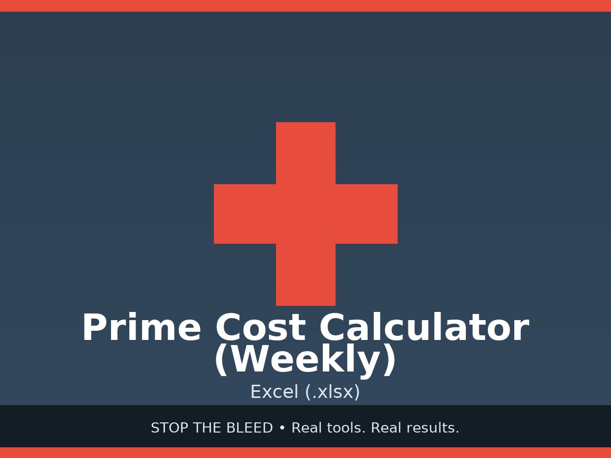 Prime Cost Calculator